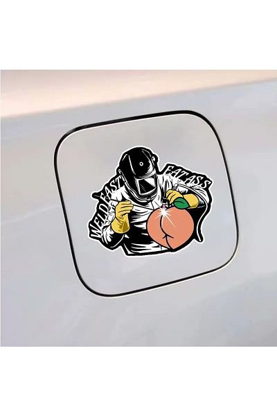Major Selection WELD FAST FAT ASS Anime Girl Sticker laptop, mașină, autocolant motor