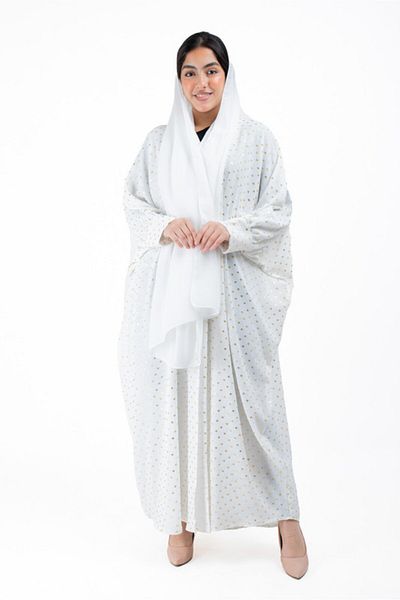 IKKXA Abaya AIK8004 White