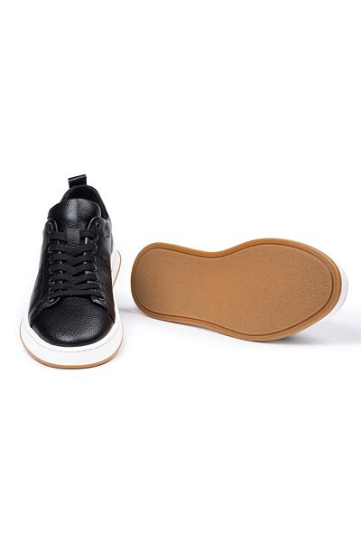 SELİN SOYLU Men's Genuine Leather Sneakers, Casual Shoes, 100% Leather Shoes, 4 Seasons Men's Sneakers