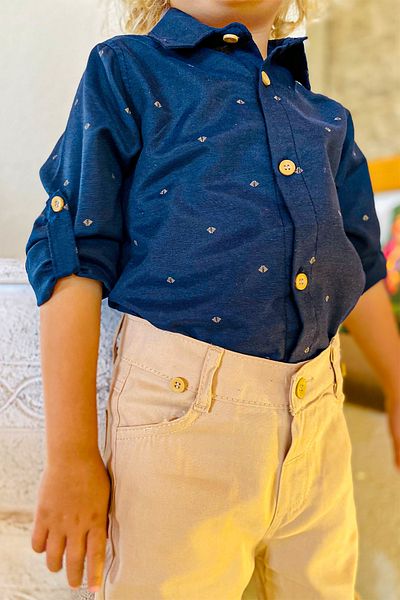 LULU Kids "Tuna" Boy's Suit with Bow Tie and Slopet Set of 4