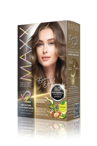 MAXX DELUXE Beauty Expert 8.0 Açık Kumral Set Boya