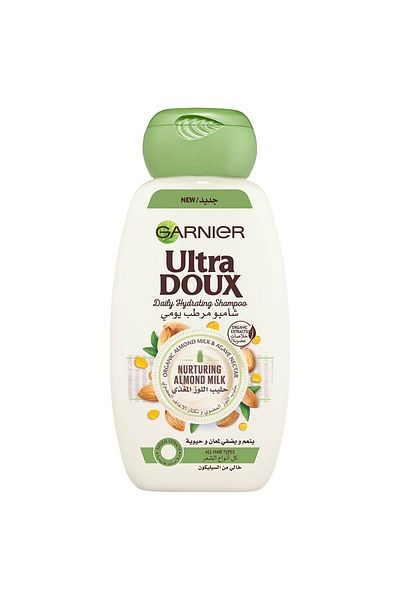 Garnier - Ultra Doux Shampoo - Almond Milk & Agave Shampoo - 200Ml