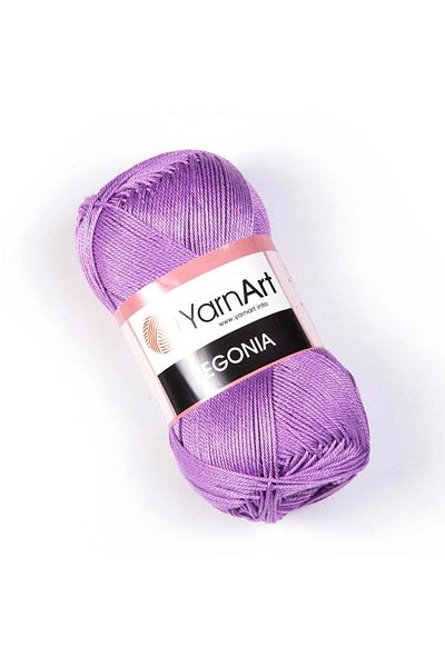 Yarnart Begonia - Mercerized Χέρι Πλεκτό Νήμα Λιλά-6309