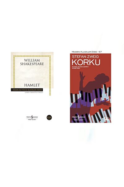 TÜRKİYE İŞ BANKASI KÜLTÜR YAYINLARI Hamlet (William Shakespeare) - Korku (Ste...