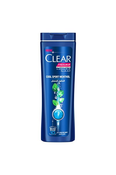 Clear Shampoo 200 ml Cool Sport Menthol (BLUE) --- Clear Cool Sport Menthol Shampoo 200 ml Blue