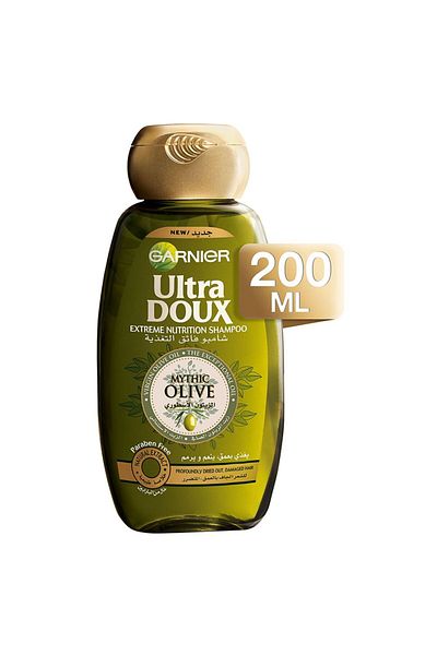Garnier - Ultra Doux Shampoo - Mythic Olive - 200Ml