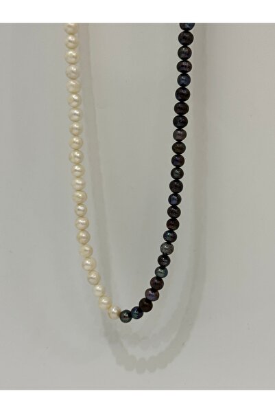 DURAN TAKI TASARIM Hakiki Inci Gümüş Erkek Kolye (60 Cm )