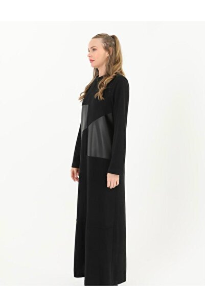 Puane Tirik0 Leather Detailed Dress