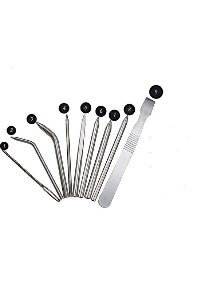 PARACORD Bileklik Örme İğne Set 9  Adet
