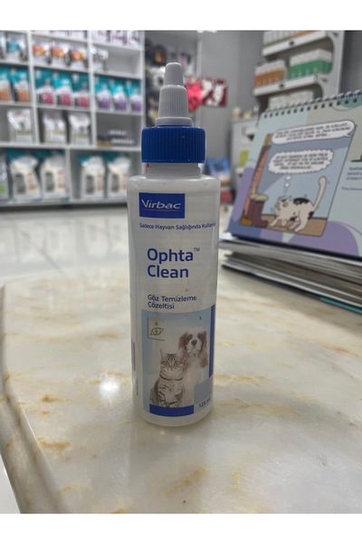 Virbac Ophta Clean Virbac kedi ve köpeklerde göz temizlik losyonu