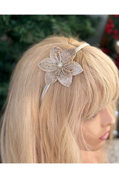 QUEEN AKSESUAR Luxury Design Gold with Crystal Stone Gold with Pearls Star Flower Lotus Flower Christmas Custom Crown Metal Crown