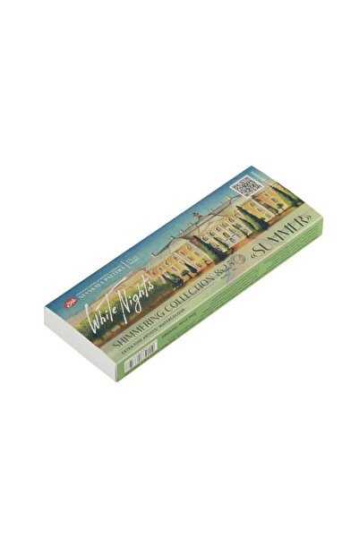 Genel Markalar White Nights Shimmering Collection Tablet Sulu Boya Seti 8 Ren...