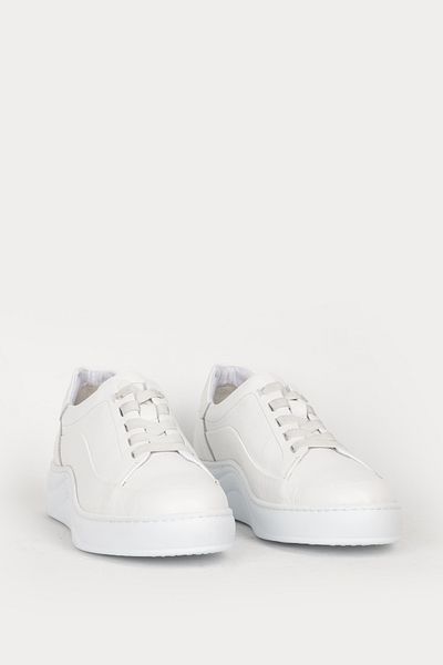 Dericlub Tenis alb pentru femei - fără șireturi, pantofi sport casual, 216677