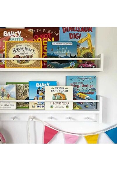 EGN WOODS 80cm montessorie hanger bookshelf baby room organizer double set