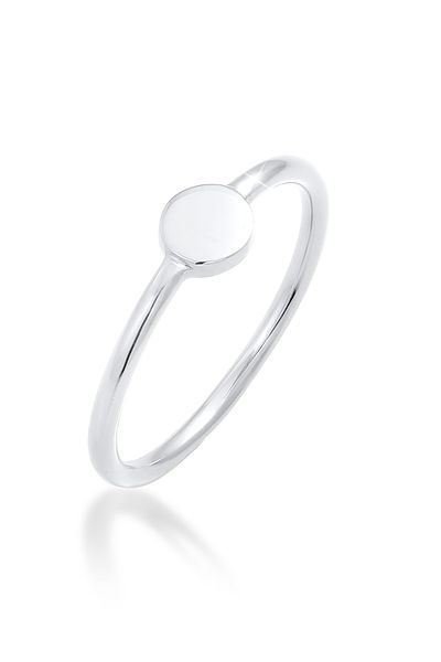 ELLI Inel Doamnelor Inel Stivuit Plachete Geo Basic Trend Blogger În Argint 925