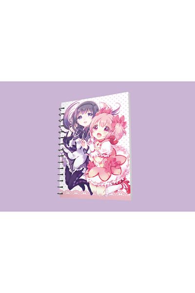 nihonwosekai Madoka Magica A5 Anime Spiral Notebook 50 Sheets