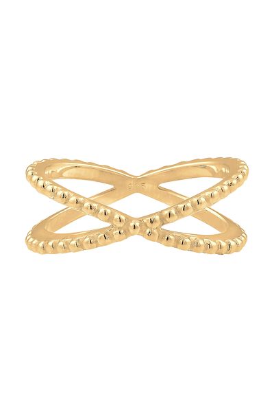 ELLI Ring Ladies Cross Ball Modern Blogger Trend In 925 Sterling Silver