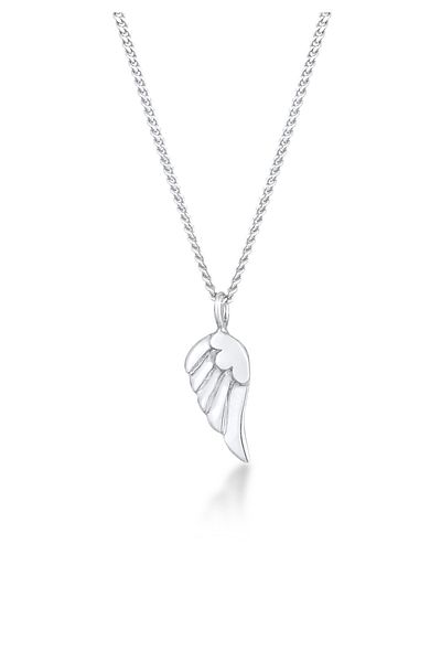 ELLI Náhrdelník Dětská Křídla Přívěsek Anděl Víra Náboženství V 925 Sterling Silver