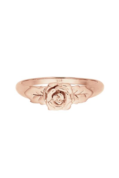 ELLI Vintage-Look, Rosen-Symbol, Blumendruck-Ring – Damen-Stirnband aus 925er Sterlingsilber
