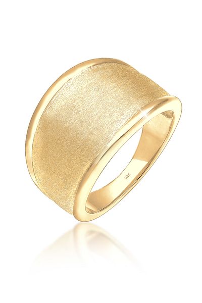 ELLI Dámský prsten Basic Matt Statement Trend ze stříbra 925