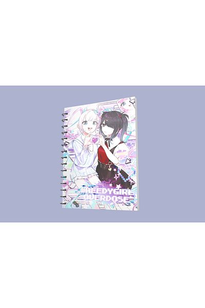 nihonwosekai Needy Girl Overdose Streamer K Angel A5 Anime Spiral Notebook 50 Sheets