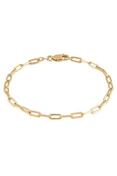 ELLI Bracelet Ladies Links Oval Basic Chain Blogger Trend In 925 Sterling Silver