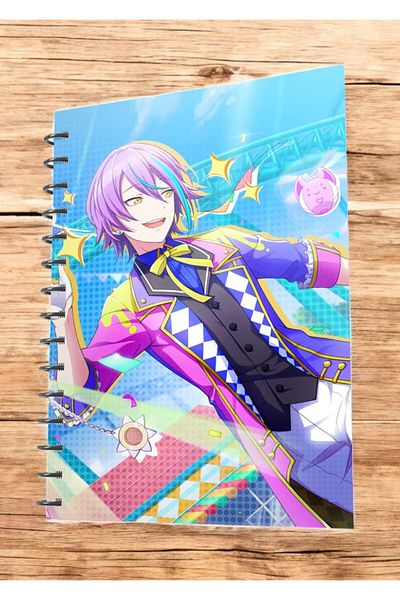 nihonwosekai 50 Sheets Hatsune Miku Colorful Pjsekai Project Sekai Anime A5 Boy Spiral Notebook Kamishiro Rui