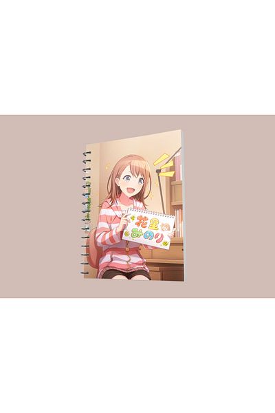 nihonwosekai 50 Sheets Hatsune Miku Colorful Pjsekai Project Sekai Anime A5 Boy Spiral Notebook Hanasato Minori