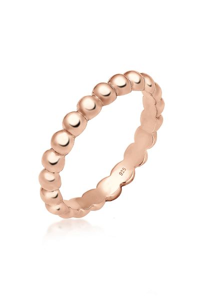 ELLI 925er Sterlingsilber – Ringstapeltrend, Basic-Design