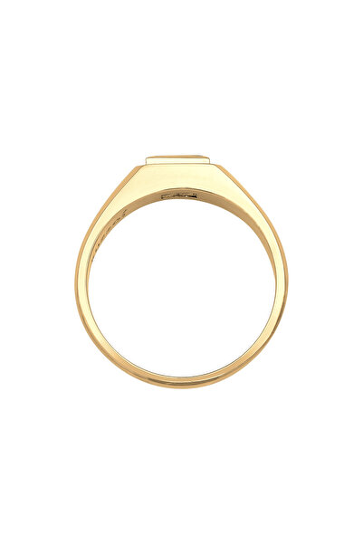 KUZZOI Pánský elegantní prsten s topazem ze sterlingového stříbra 925