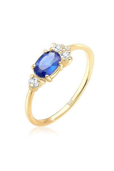ELLI Inel Rubin sintetic din zirconiu vintage - argint 925
