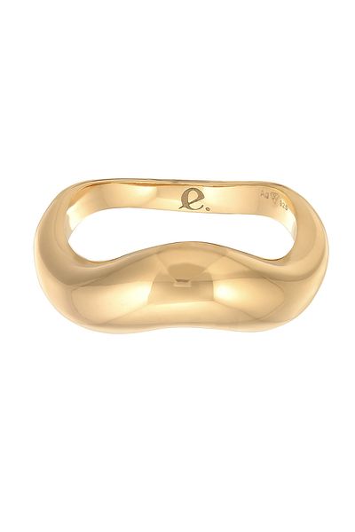 ELLI Ring Premium Ring Ladies Waves Trend In 925 Sterling Silver