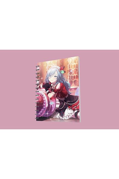 nihonwosekai 50 Sheets Hatsune Miku Colorful Pjsekai Project Sekai Anime A5 Boy Spiral Notebook Hinomori Shizuku