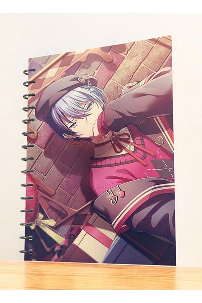 nihonwosekai 50 Sheets Hatsune Miku Colorful Pjsekai Project Sekai Anime A5 Boy Spiral Notebook Aoyagi Toya