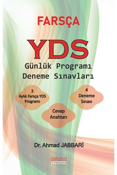Astana Yayınları Farsça YDS Günlük Programı Deneme Sınavları kitabı güncel Ah...