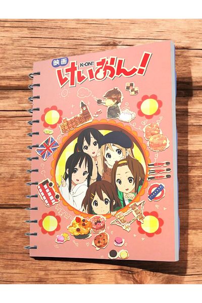 nihonwosekai K on A5 Anime Spiral Notebook 50 Sheets