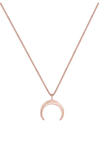 ELLI Colier Astro Blogger din argint 925 - Design Crescent Moon pentru femei