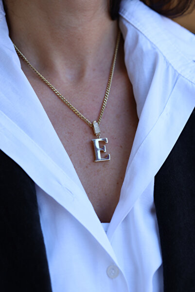 Yenigün Kuyumculuk 14 Ayar Altın Harfli Charm Kolye Ucu (TÜM HARFLER MEVCUTTUR.)