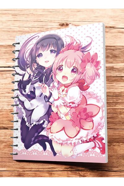 nihonwosekai Madoka Magica A5 Anime Spiral Notebook 50 Sheets