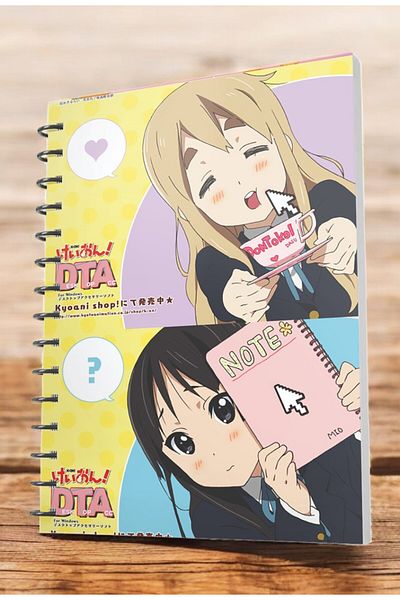 nihonwosekai K on A5 Anime Spiral Notebook 50 Sheets
