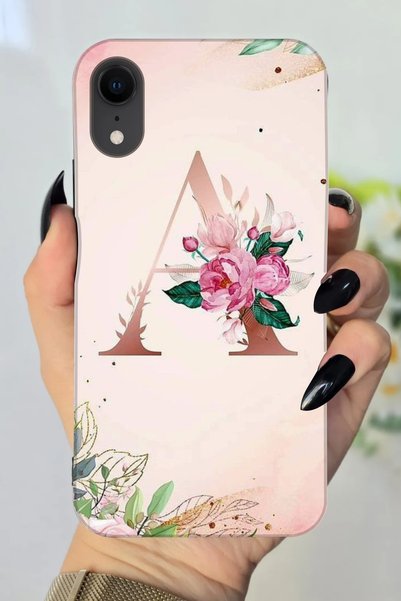 Snacase جراب سيليكون متوافق مع هاتف Apple iPhone XR مطبوع عليه حرف A
