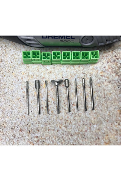 BGA 8 parça set / Dremel geleneksel gravür makinesi tırnak elmas freze seti 2...