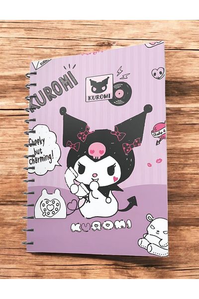 nihonwosekai Caiet Kuromi Sanrio Anime A5 cu spirală 50 de coli