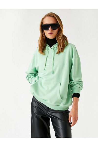 Koton Printed Sweatshirt Hoodie