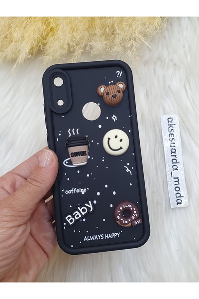 Aksesuarda Moda HUAWEİ Y6 2019 UYUMLU FİGÜRLÜ SİLİKON KILIF