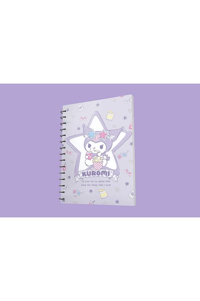 nihonwosekai Kuromi Sanrio Anime A5 Size Spiral Notebook 50 Sheets