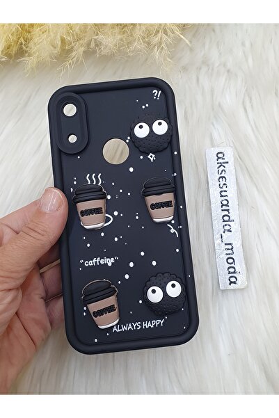 Aksesuarda Moda HUAWEİ Y6 2019 UYUMLU FİGÜRLÜ SİLİKON KILIF
