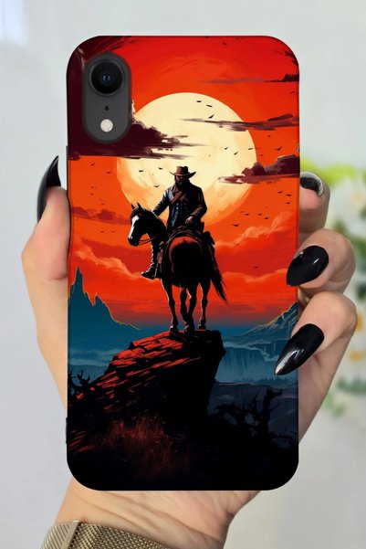 Snacase حافظة سيليكون بنمط RDR2 مطبوعة عالية الدقة متوافقة مع هاتف Apple iPho...