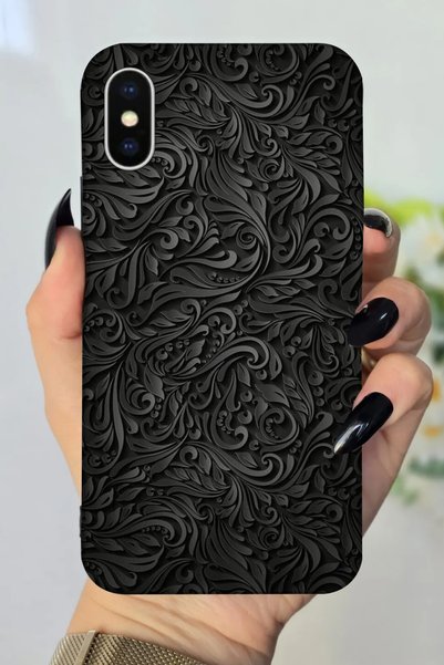 Snacase جراب سيليكون مطبوع عالي الدقة متوافق مع هاتف Apple iPhone Xs