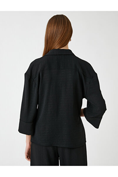 Koton Halenka Kimono Look s detailem kravaty